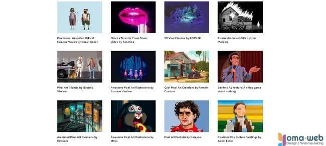 Inspiration grid
