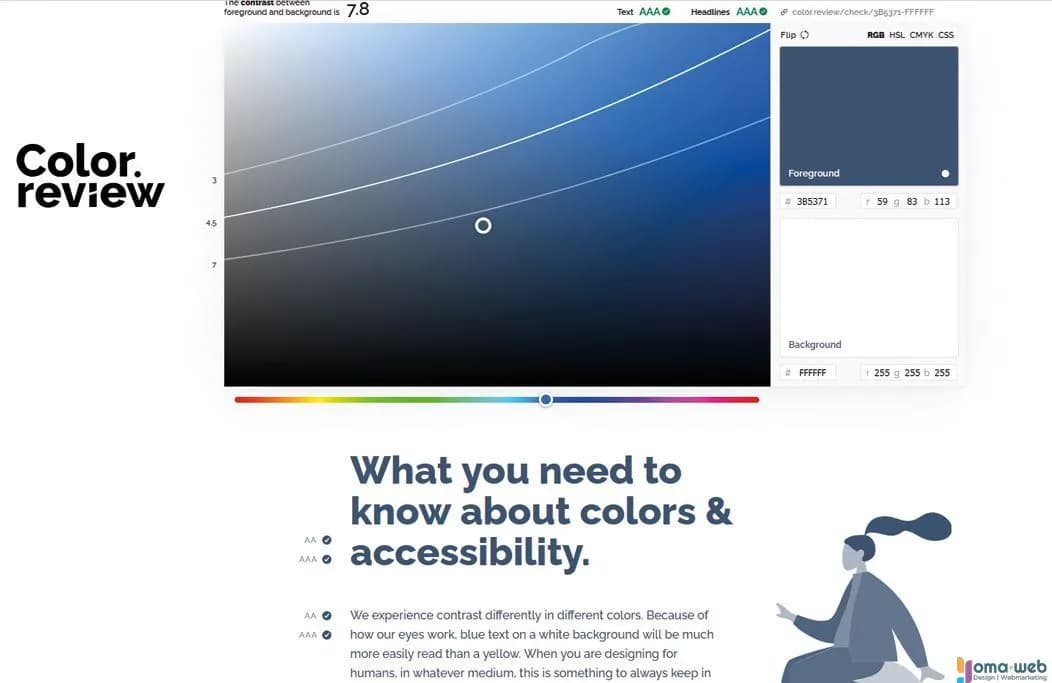 Accessibilite color review
