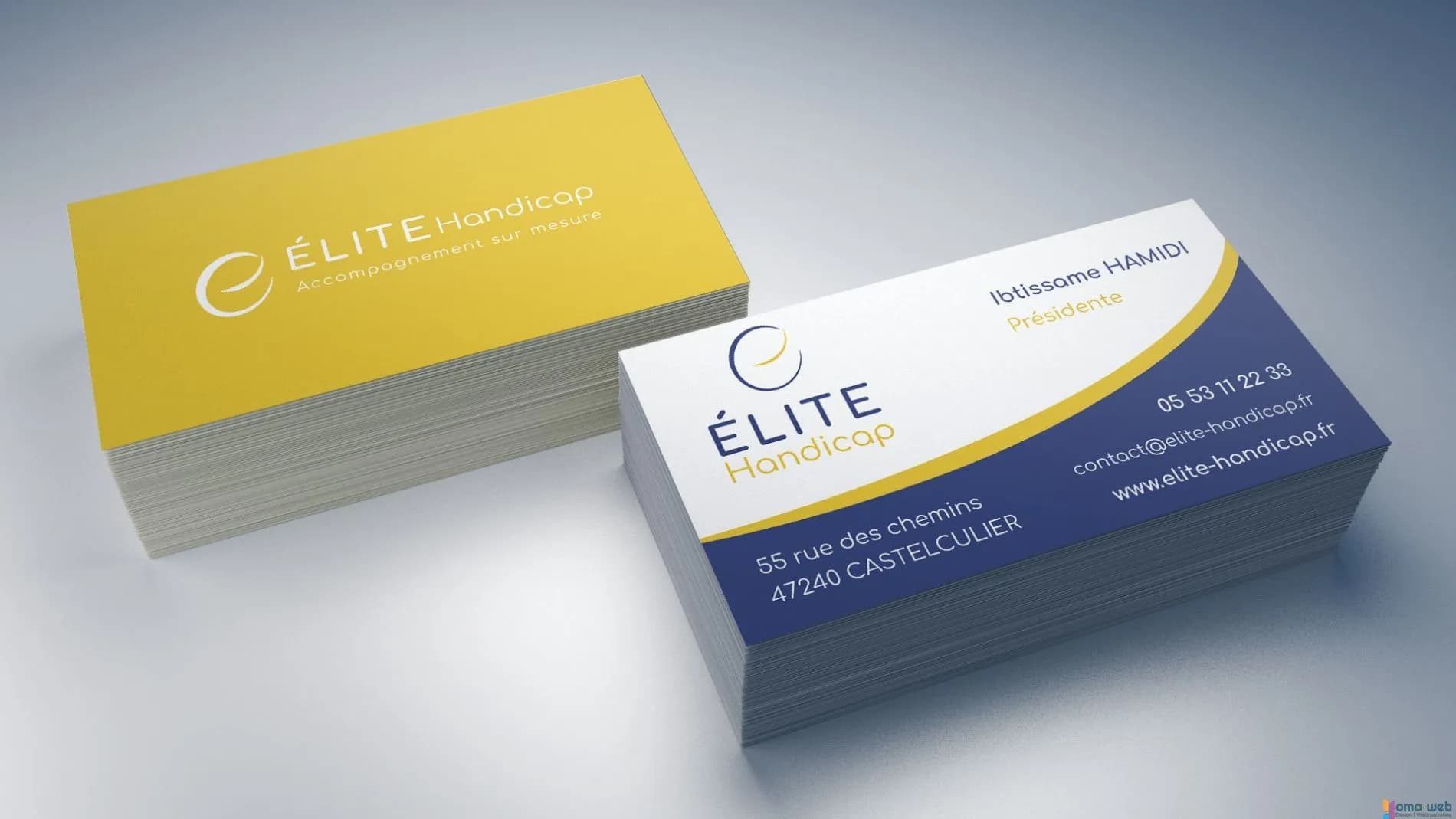 Élite Handicap - Carte de visite