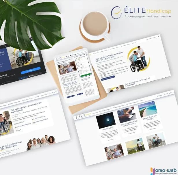 Création du site internet Élite Handicap