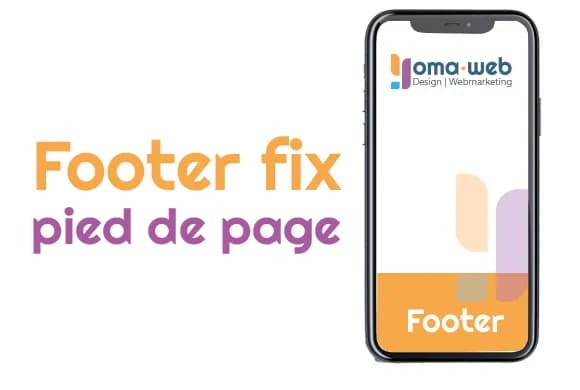 Conserver le footer fixe au pied de page