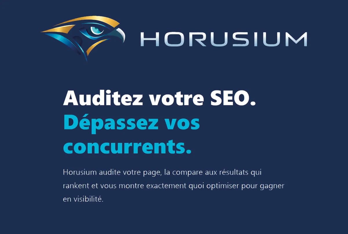 Ce que fait Horusium
