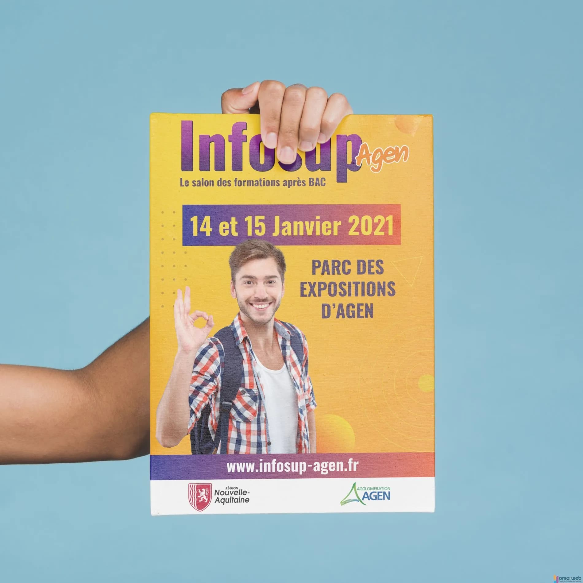 Supports de communication d'Infosup Agen