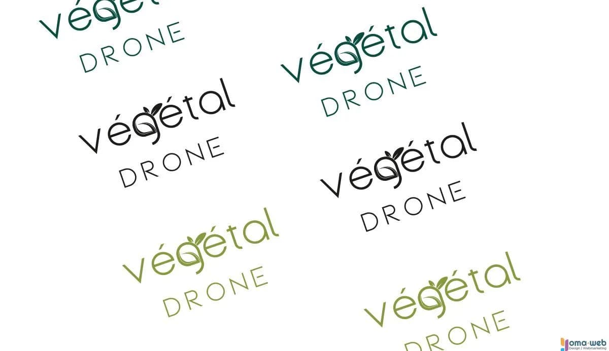 Charte graphique et logo Végétal Drone
