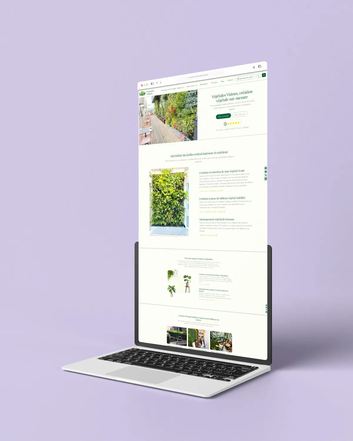 Création de site vitrine sur mesure